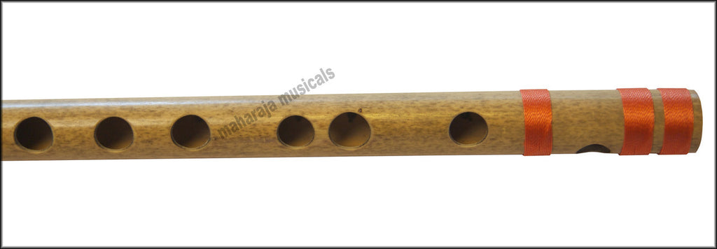 MAHARAJA Bansuri Scale F Sharp Med.13.7 Inch Indian Bamboo Flute CGB
