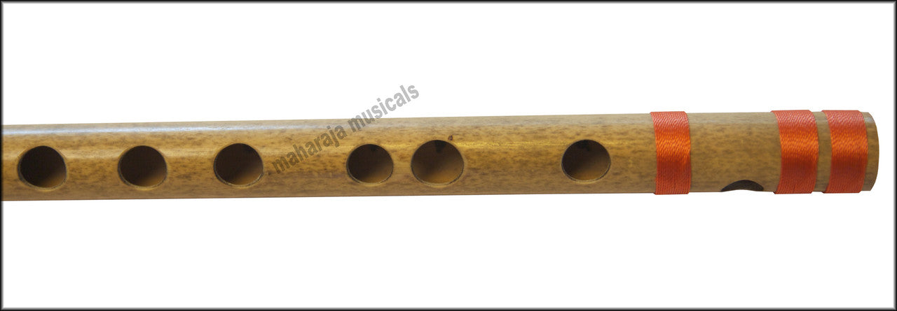 MAHARAJA Bansuri Scale F Sharp Med.13.7 Inch Indian Bamboo Flute CGB