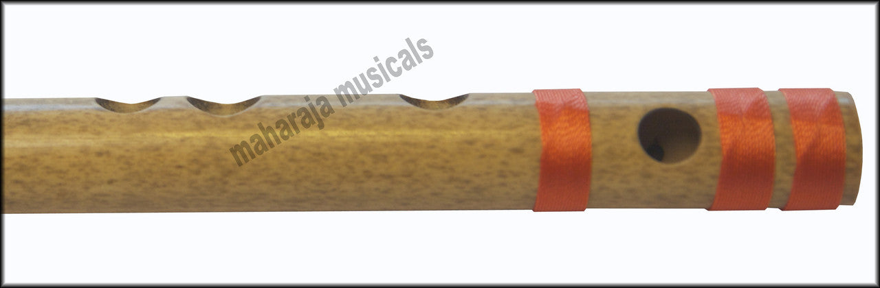 MAHARAJA Bansuri Scale F Sharp Med.13.7 Inch Indian Bamboo Flute CGB