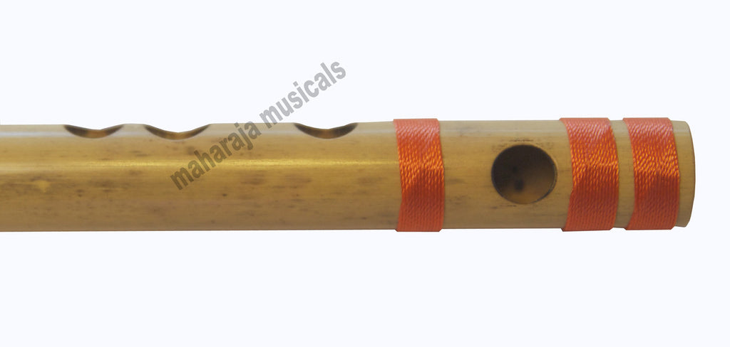 MAHARAJA Bansuri Scale E Natural Bass 29.5 Inch Indian Bamboo Flute CFG