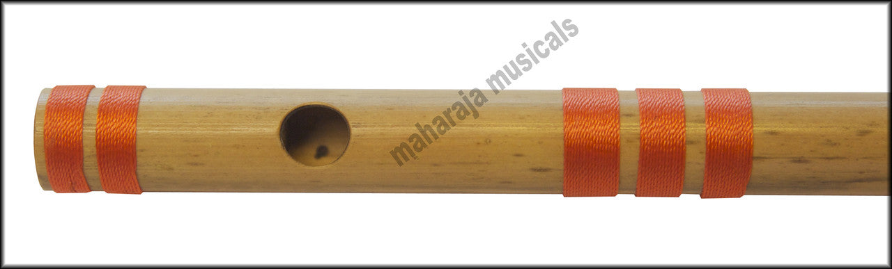 MAHARAJA Bansuri, Scale B Natural Med 10 Inch, Indian Bamboo Flute CEF