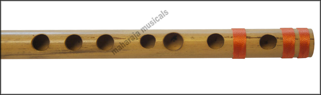 MAHARAJA Bansuri, Scale B Natural Med 10 Inch, Indian Bamboo Flute CEF