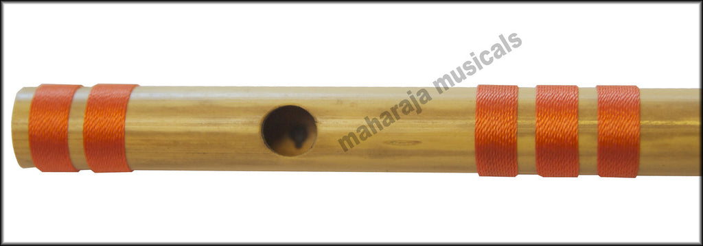 MAHARAJA Bansuri, Scale C Natural 9.5 Inch, Indian Bamboo Flute CEI