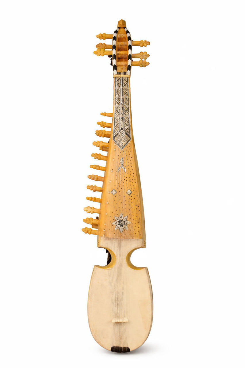 MAHARAJA MUSICALS Afghani Traditional Jackfruit Wood Designer Rabab/Rebab - NAR1